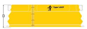 Type 1 DOT turbidity barrier