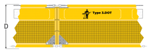 Type 3 DOT turbidity barrier